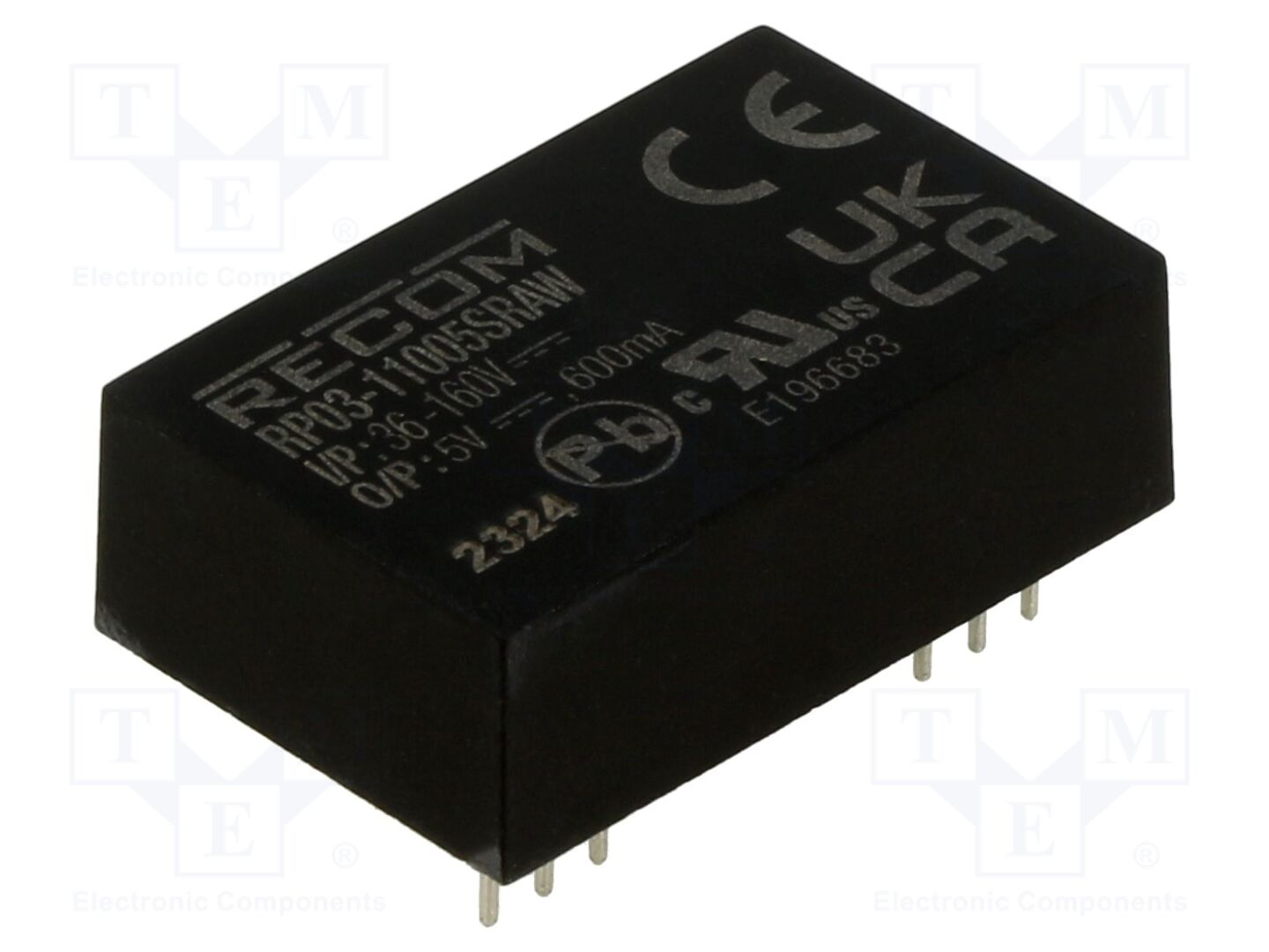RECOM RP03-11005SRAW DC/DC-muunnin 3W