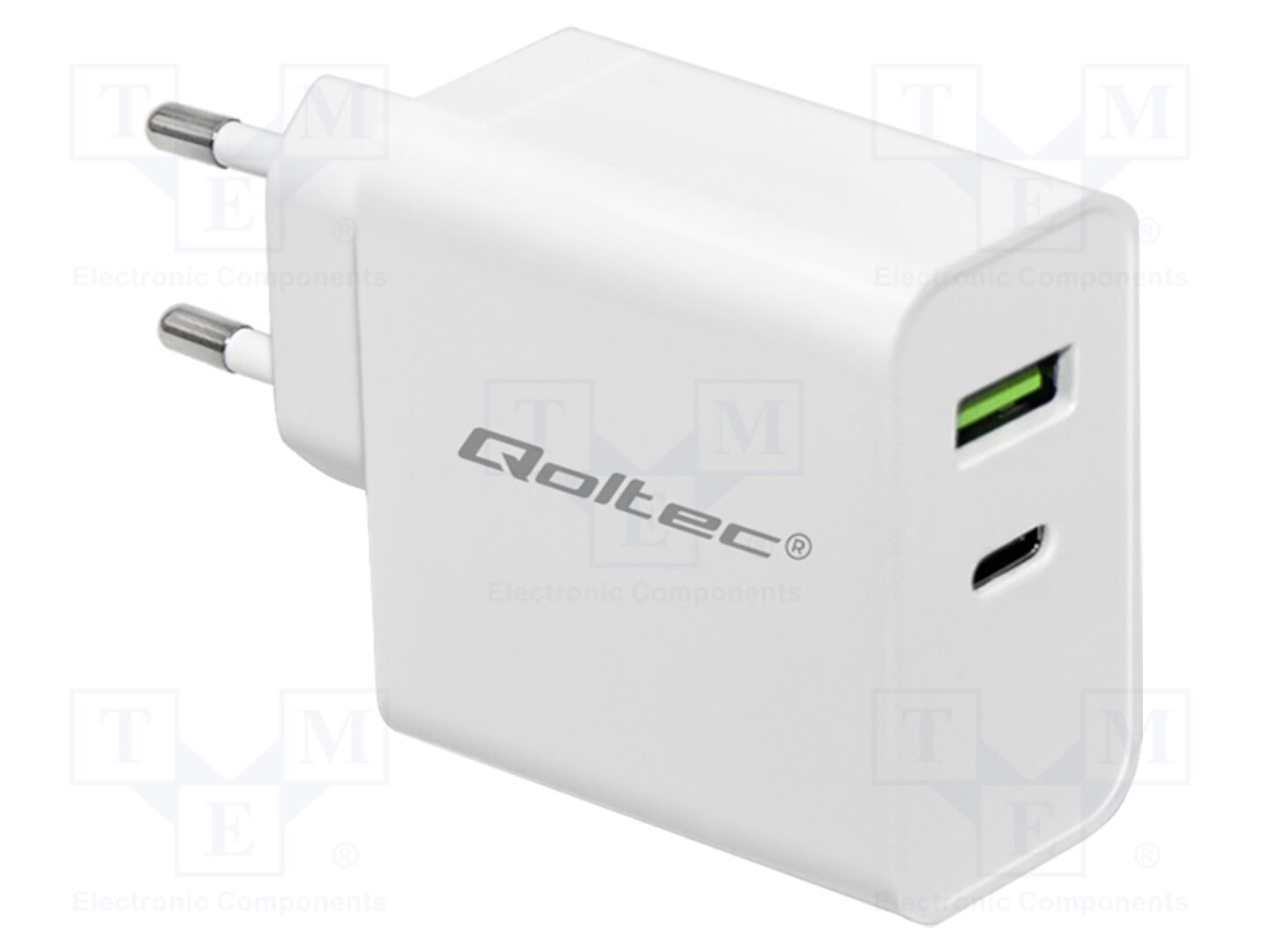 QOLTEC 51718 Kytketty verkkolaite 5VDC 3A 45W