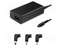 QOLTEC 51757 Kannettavan tietokoneen verkkolaite 19VDC 3.42A 65W