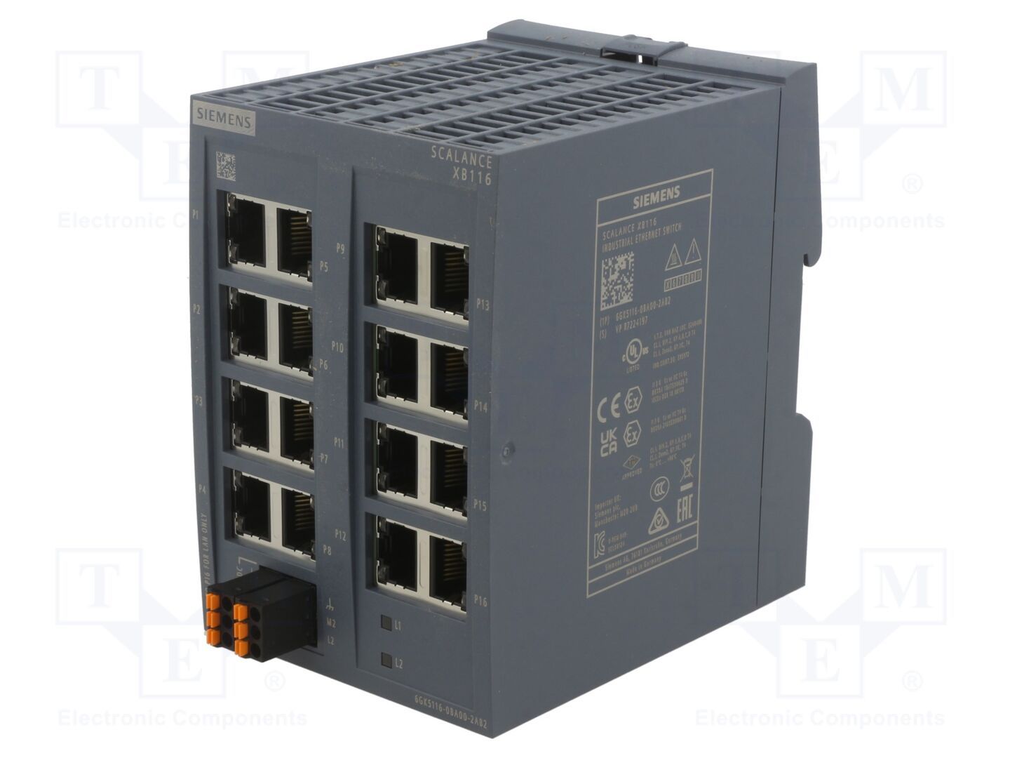 SIEMENS 6GK5116-0BA00-2AB2 Ethernet-kytkin 24VDC