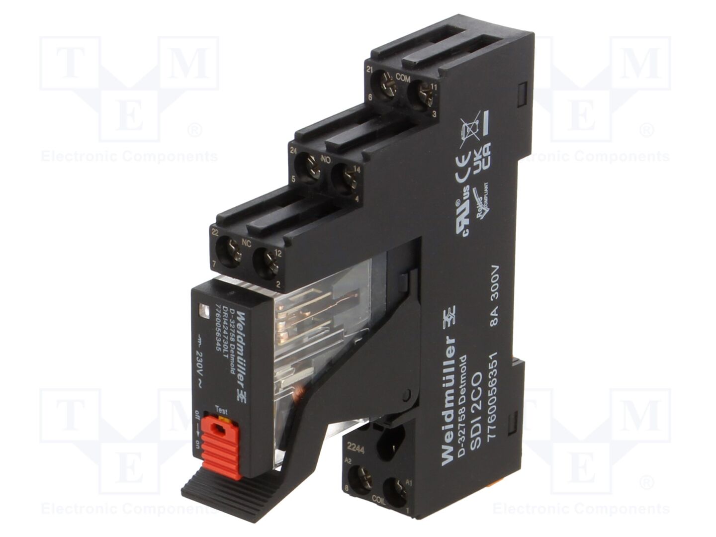 WEIDMÜLLER DRIKIT230AC-2COL/P Releesarja 230VAC