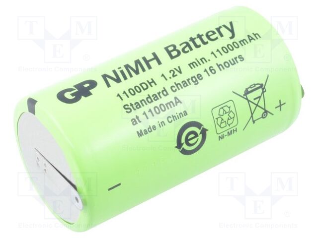 GP ACCU-D/11000-GP Ladattava akku Ni-MH 11000mAh
