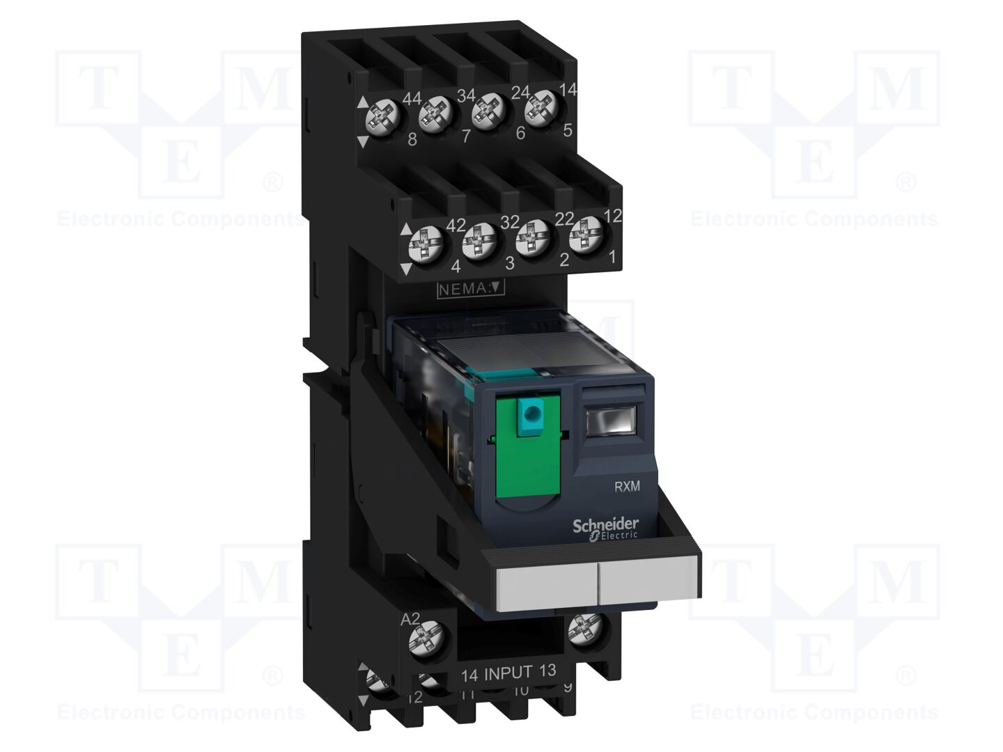 SCHNEIDER ELECTRIC RXM4AB2BDPVM Sähkömagneettinen rele 24VDC