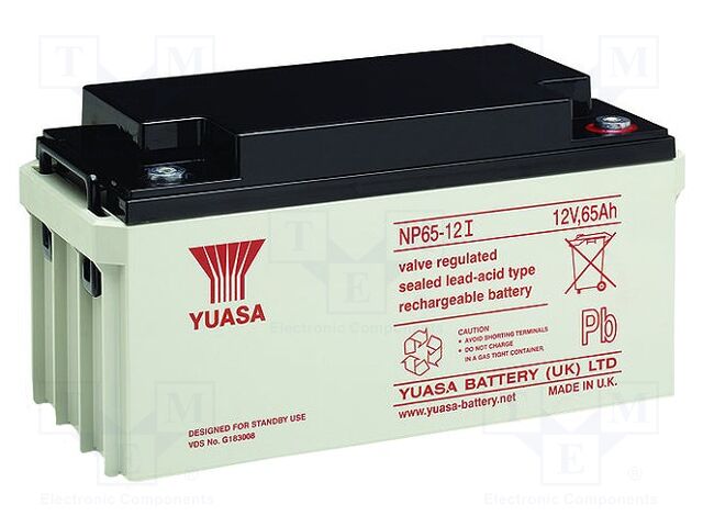 YUASA ACCU-HP65-12/Y Akku AGM 12V 65Ah