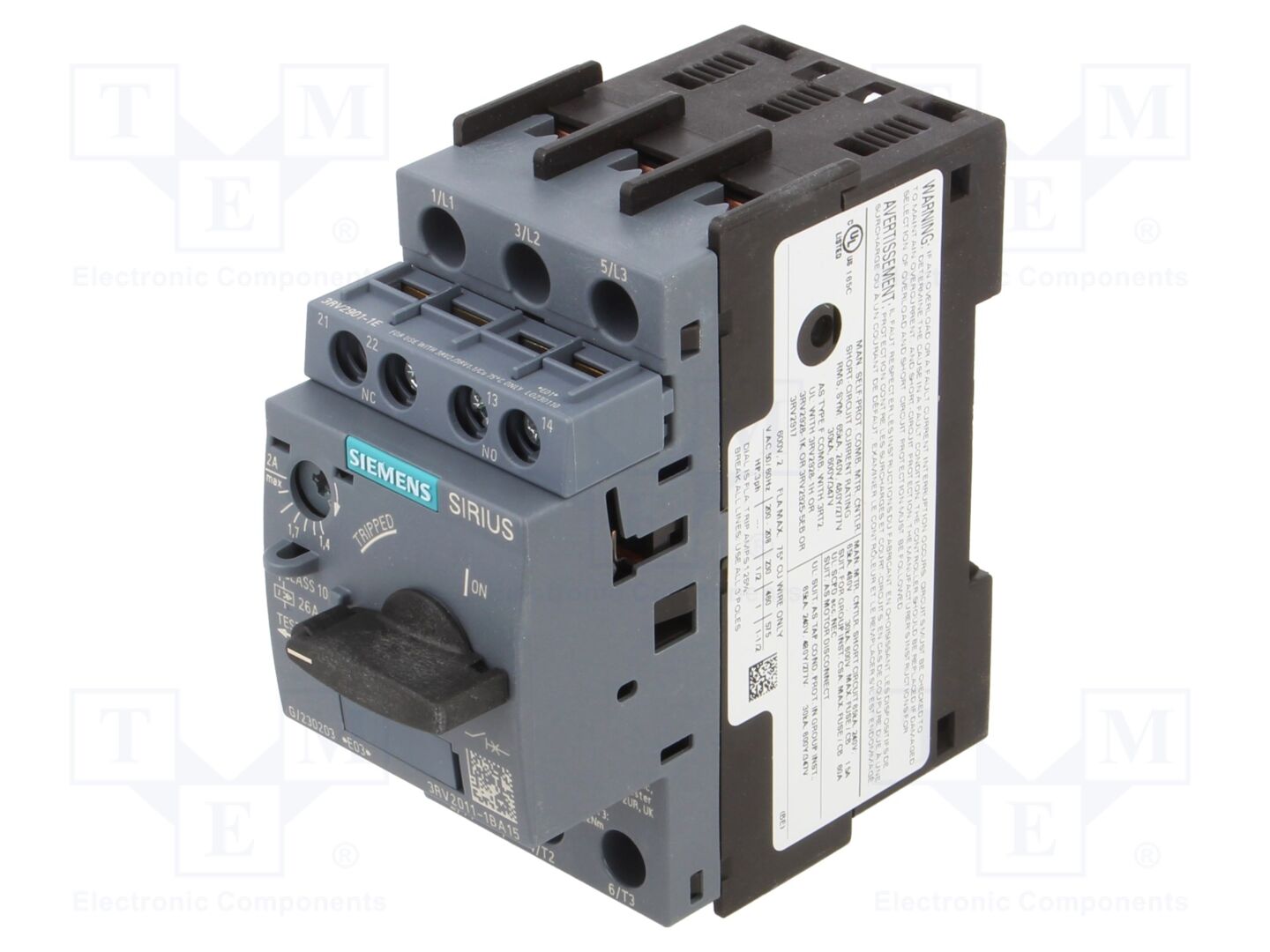SIEMENS 3RV2011-1BA15 Moottorinsuojakatkaisija 0.75kW