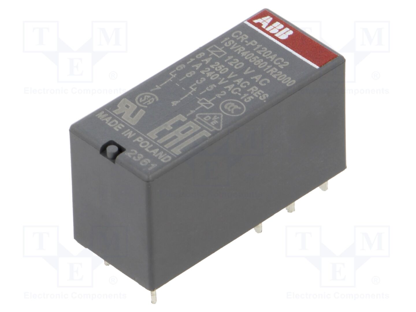 ABB CR-P120AC2 Sähkömagneettinen rele 120VAC