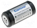KEEPPOWER ACCU-ICR18350 Ladattava akku Li-Ion 3.7V