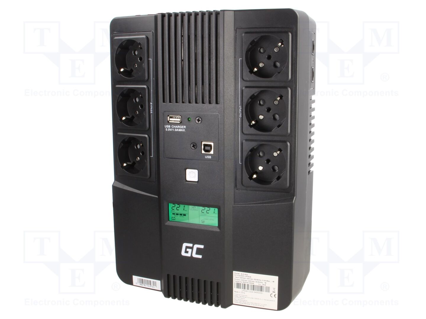 GREEN CELL UPS06 Sähköinen varavoimalähde 360W 600VA