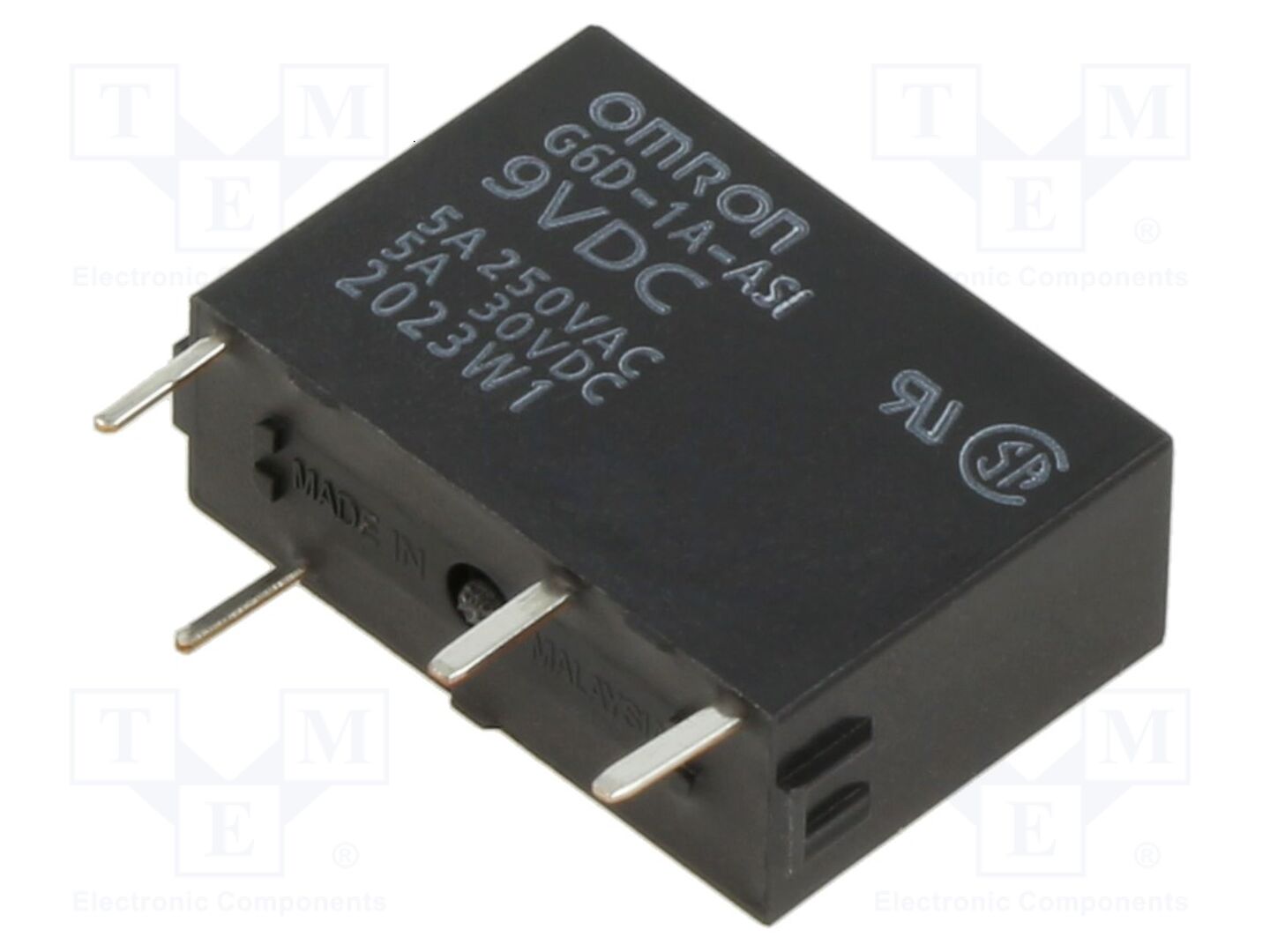 OMRON Electronic Components G6D-1A-ASI-DC9 Elektromagneettinen rele 9VDC