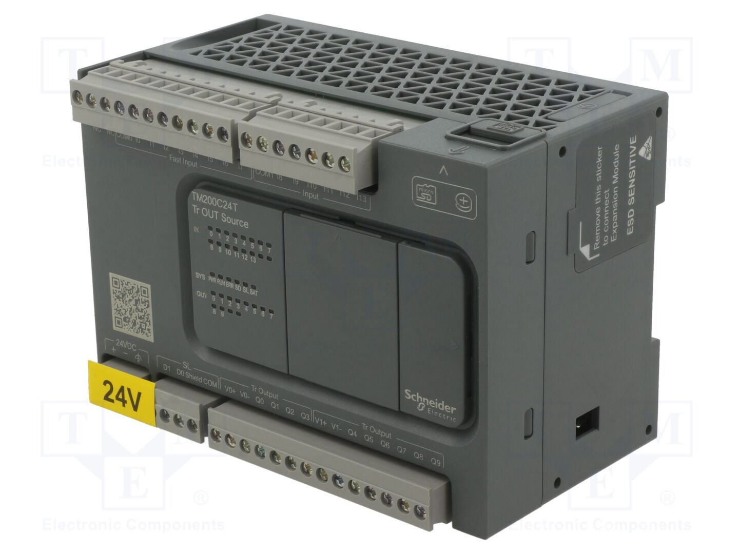 SCHNEIDER ELECTRIC TM200C24T PLC ohjelmoitava logiikka 14 tuloa, 10 lähtöä