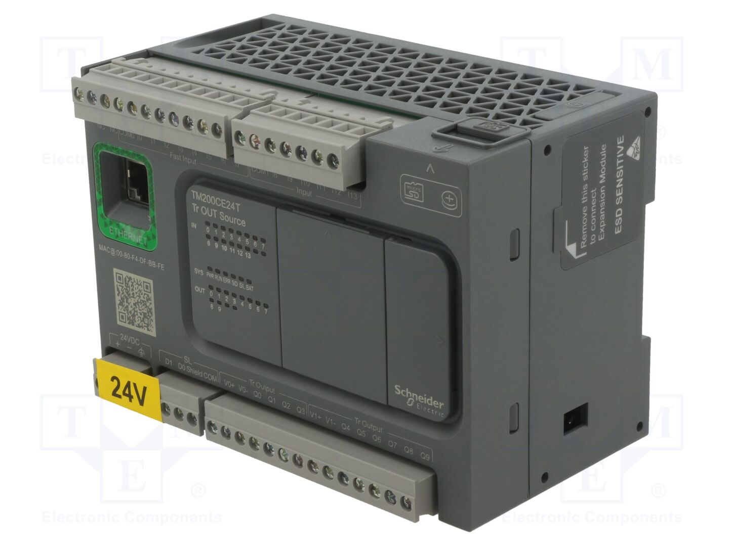 SCHNEIDER ELECTRIC TM200CE24T PLC ohjelmoitava ohjain OUT: 10 / IN: 14