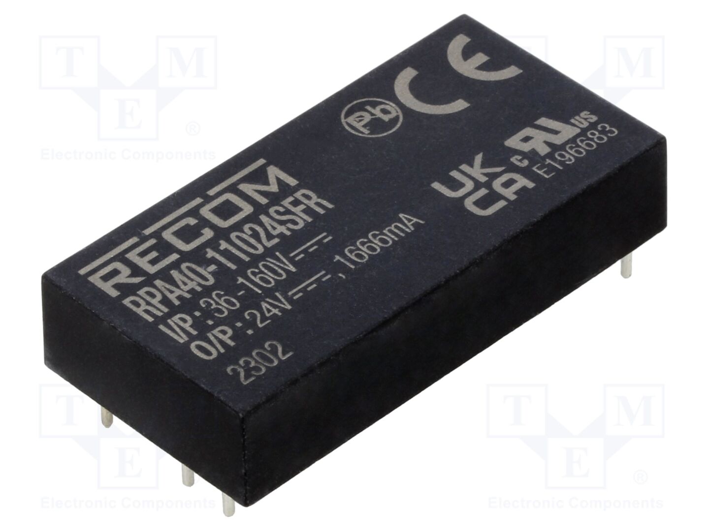 RECOM RPA40-11024SFR DC/DC-muunnin 40W