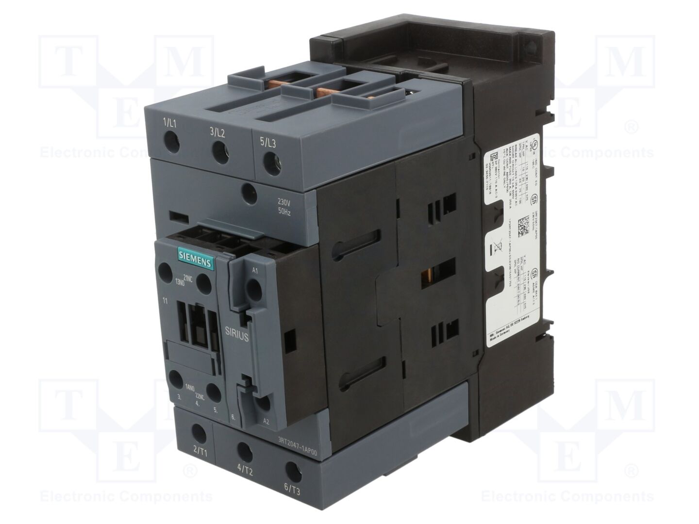 SIEMENS 3RT2047-1AP00 Kontaktori 230VAC