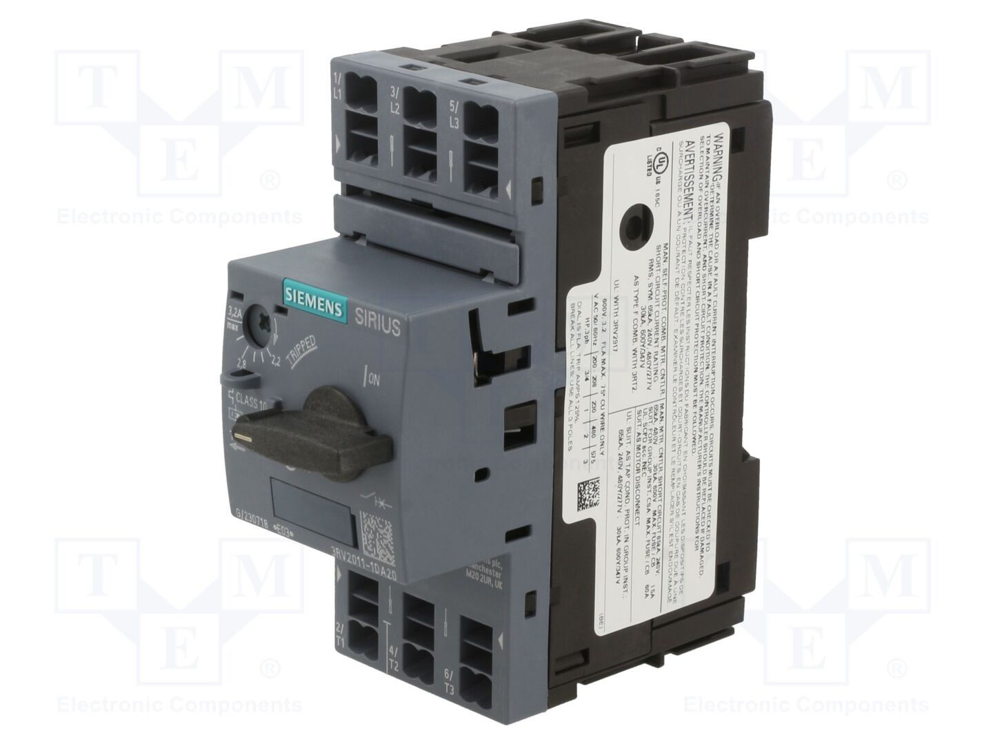 SIEMENS 3RV2011-1DA20 Moottorinsuojakatkaisija 1.1kW