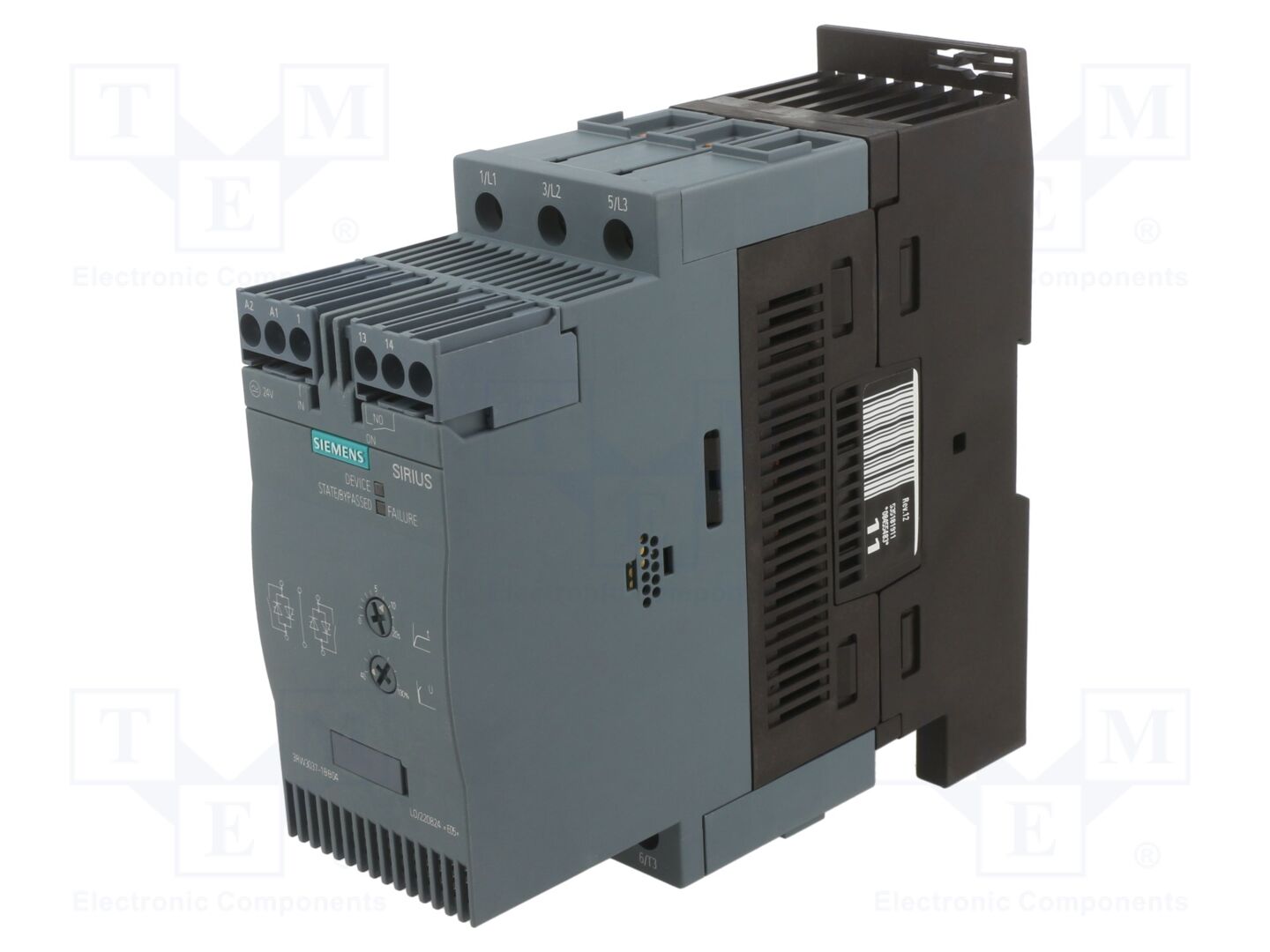 SIEMENS 3RW3037-1BB04 Pehmokäynnistin 30kW