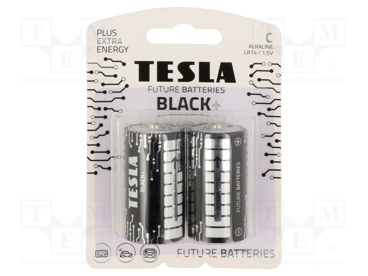 TESLA BATTERIES BAT-LR14B/TESLA-B2 Alkaliparisto 1.5V