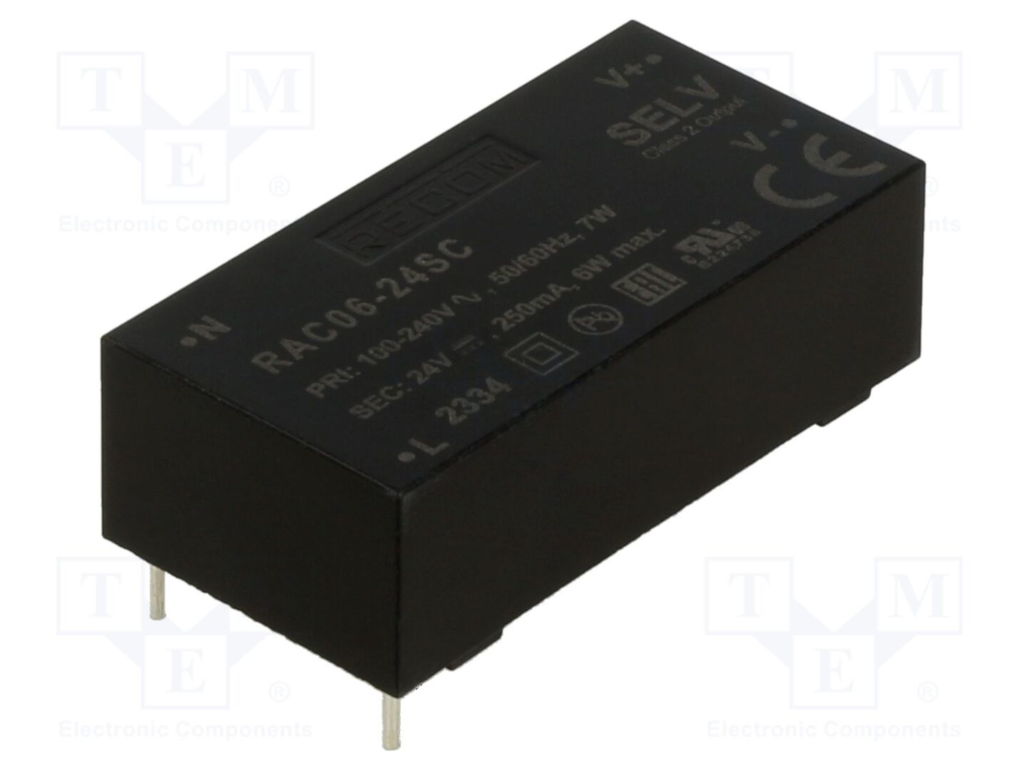 RECOM RAC06-24SC AC/DC-muunnin 6W
