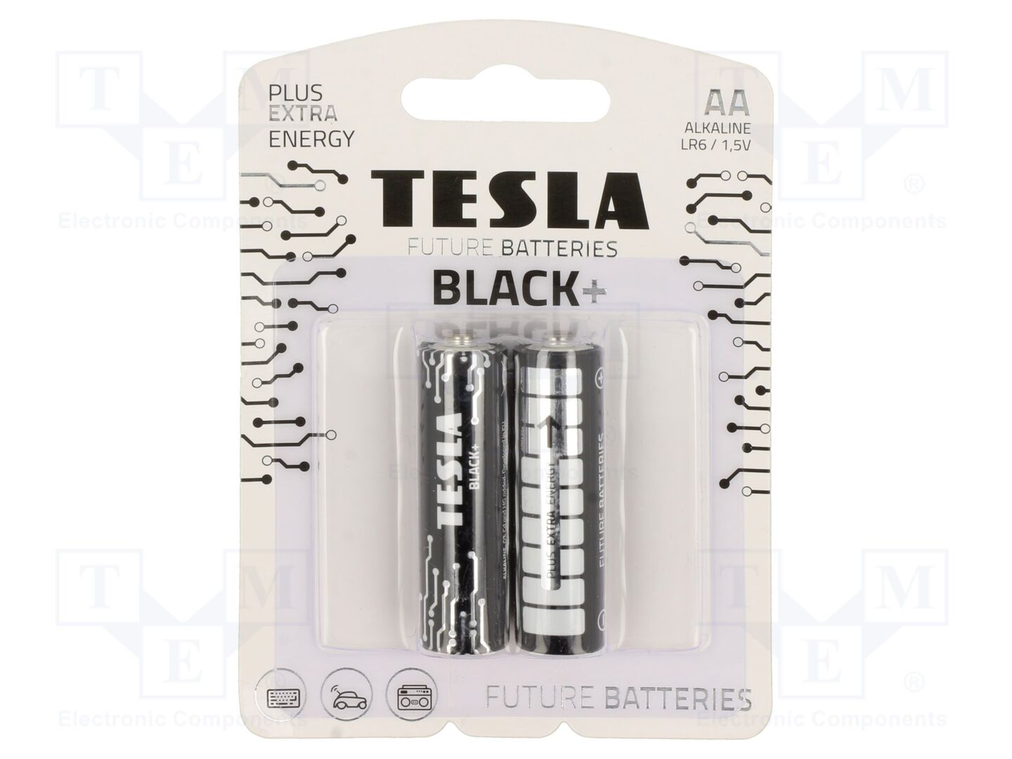 TESLA BATTERIES BAT-LR6B/TESLA-B2 Paristo AA 1.5V (50 kpl erä)