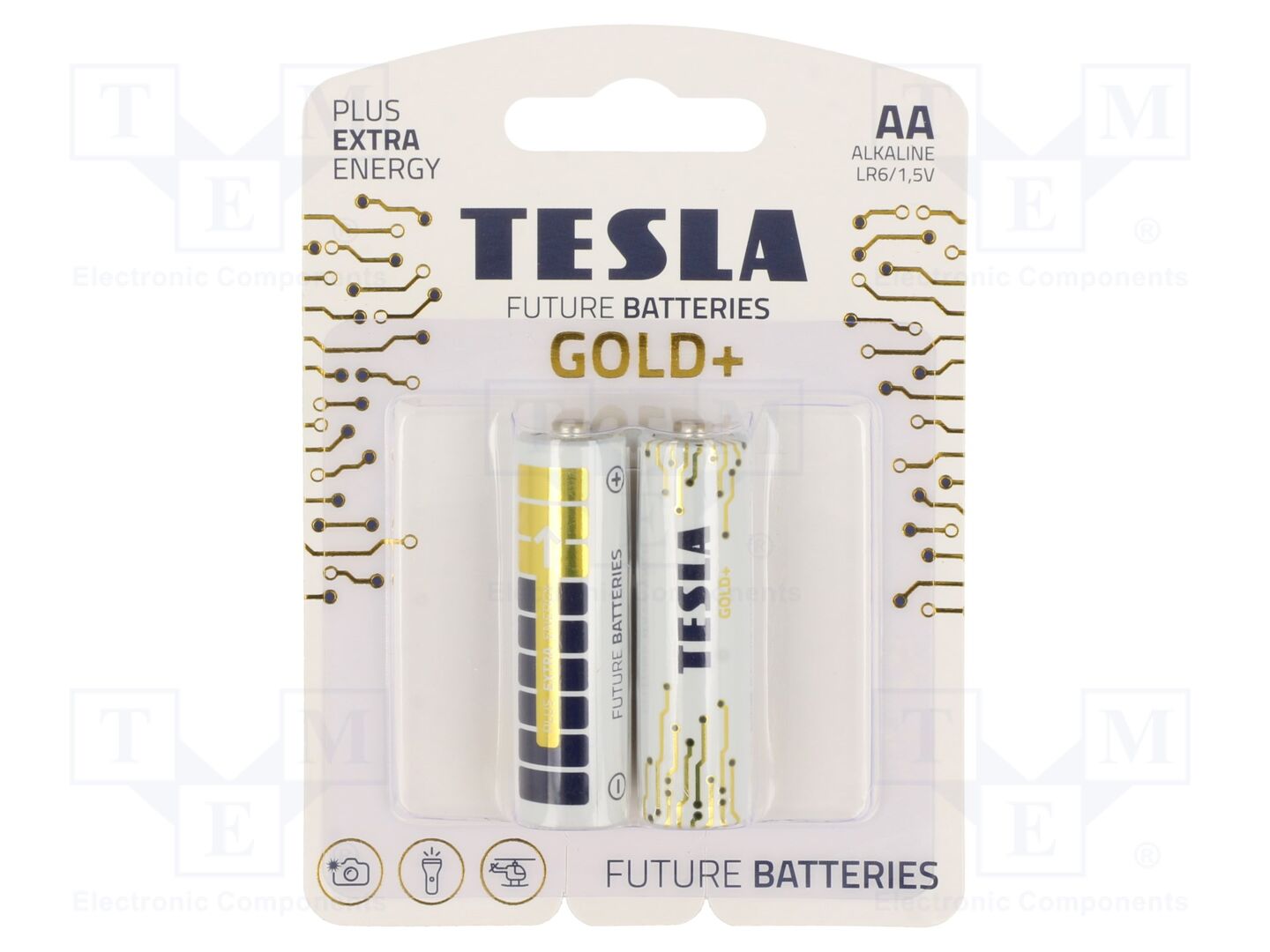 TESLA BATTERIES BAT-LR6G/TESLA-B2 Alkaliparisto AA 1.5V (50 kpl erä)