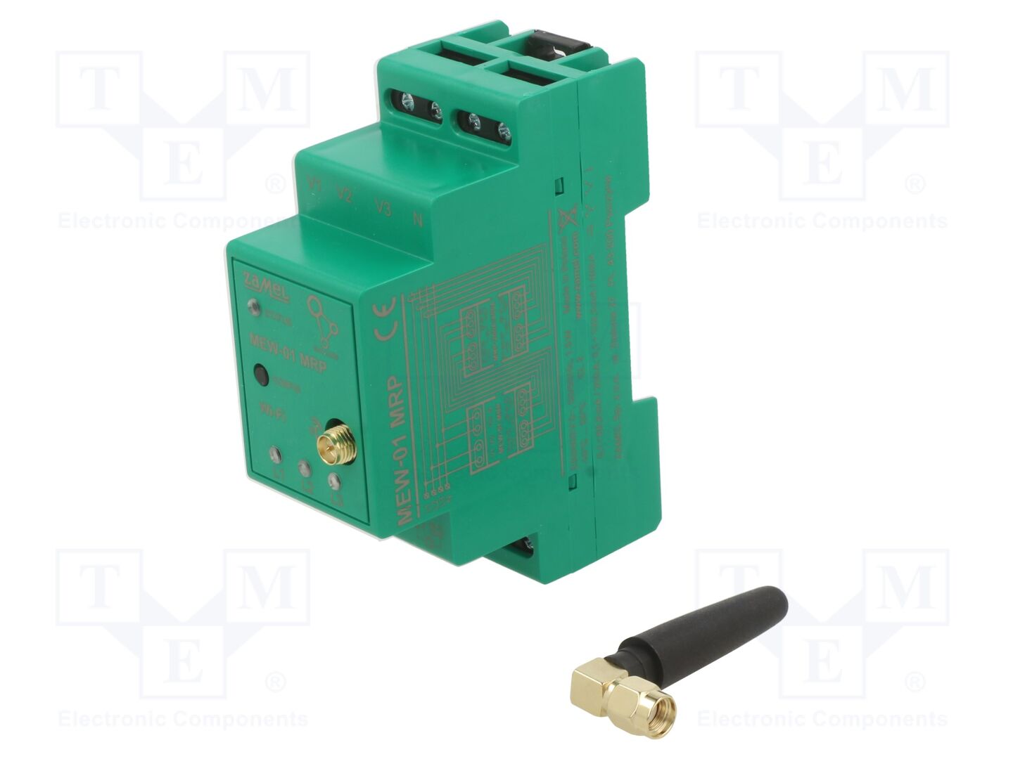 ZAMEL MEW-01-MRP Tehon valvontalaite DIN-kiskoasennus IP20