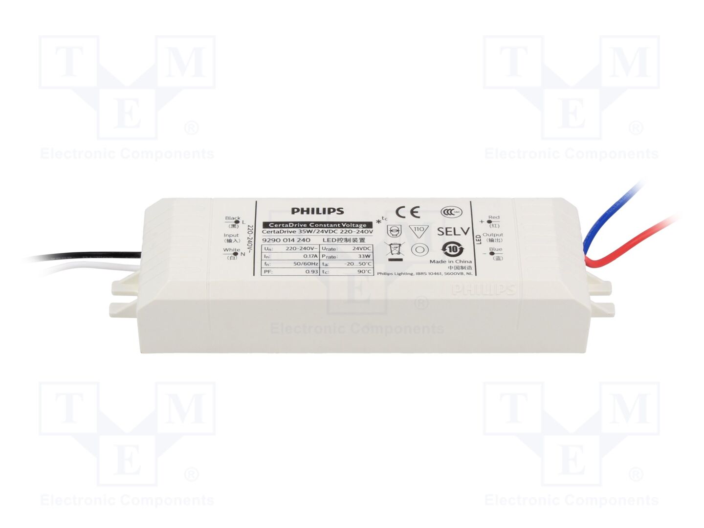 PHILIPS CERTADRIVE 35W 24VDC LED-virtalähde 220/240VAC