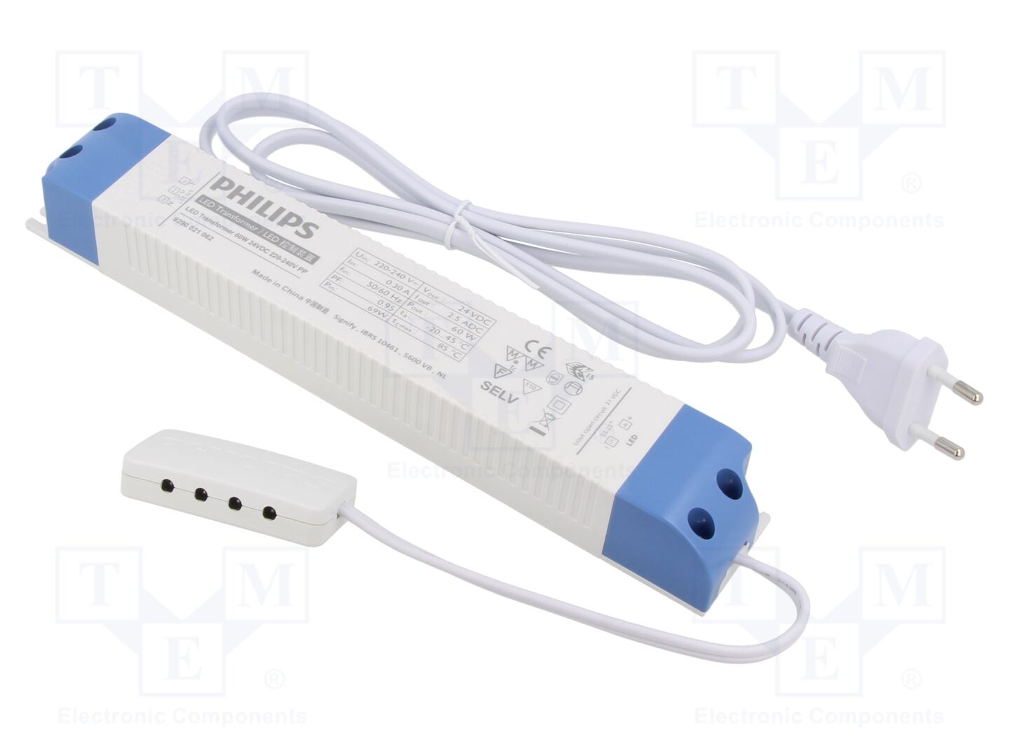 PHILIPS LED TRANSFORMER 60W 24V 220-240V Muuntajatyyppi LED-virtalähde