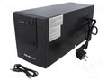 QOLTEC 53777 UPS-laite 1200W 2kVA 220-230V 12V