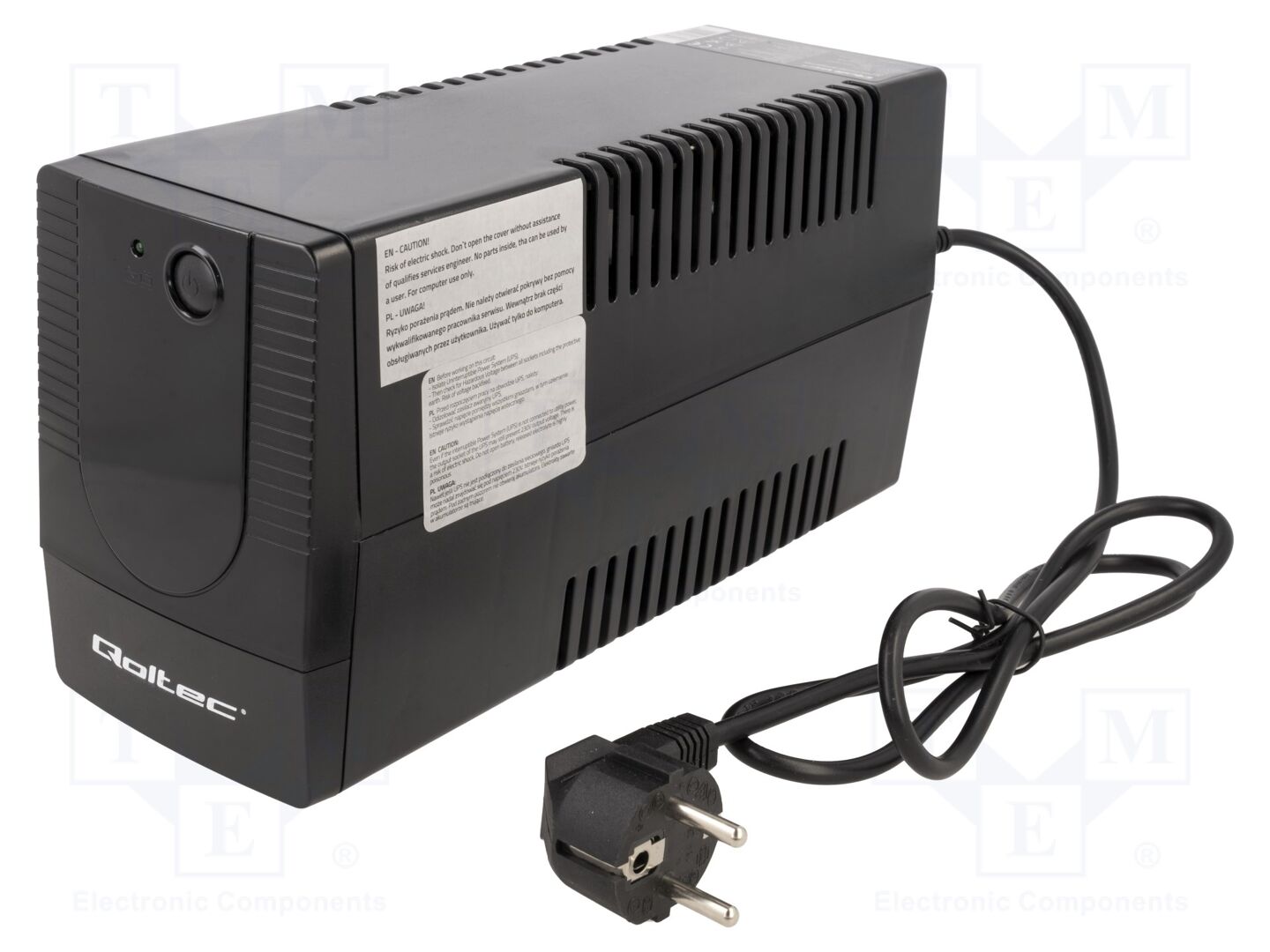 QOLTEC 53772 UPS-laite 360W 650VA 220V