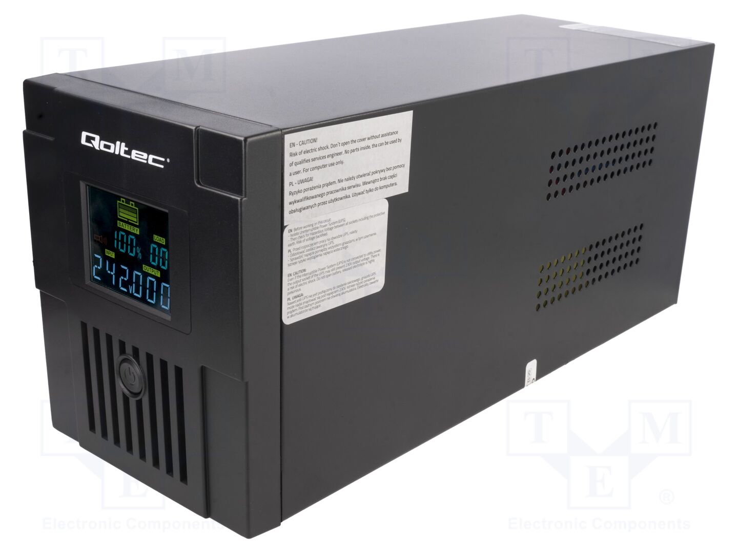 QOLTEC 53770 UPS-laite 900W 1,5kVA 220-230V