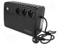 GEMBIRD EG-UPS-3SDT600-01 UPS-laite 600VA 360W 7Ah