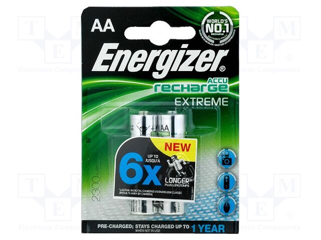 ENERGIZER ACCU-R6/2300-EG Ladattava akku Ni-MH AA 1.2V 2300mAh