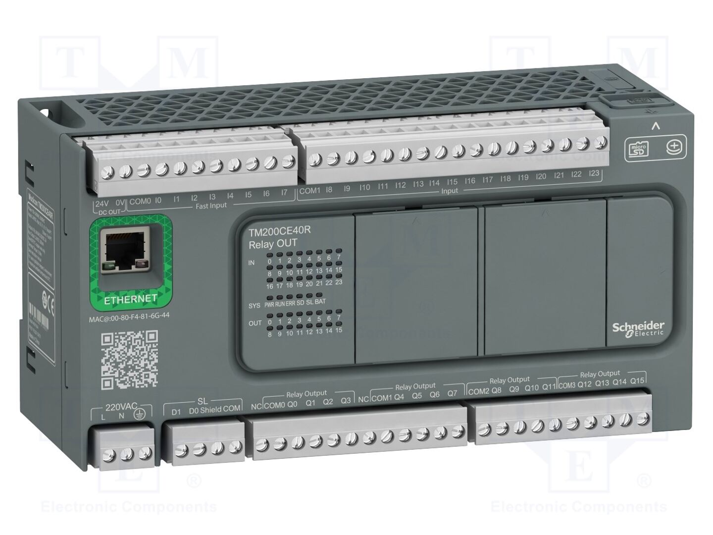 SCHNEIDER ELECTRIC TM200CE40R PLC-ohjain 40 I/O