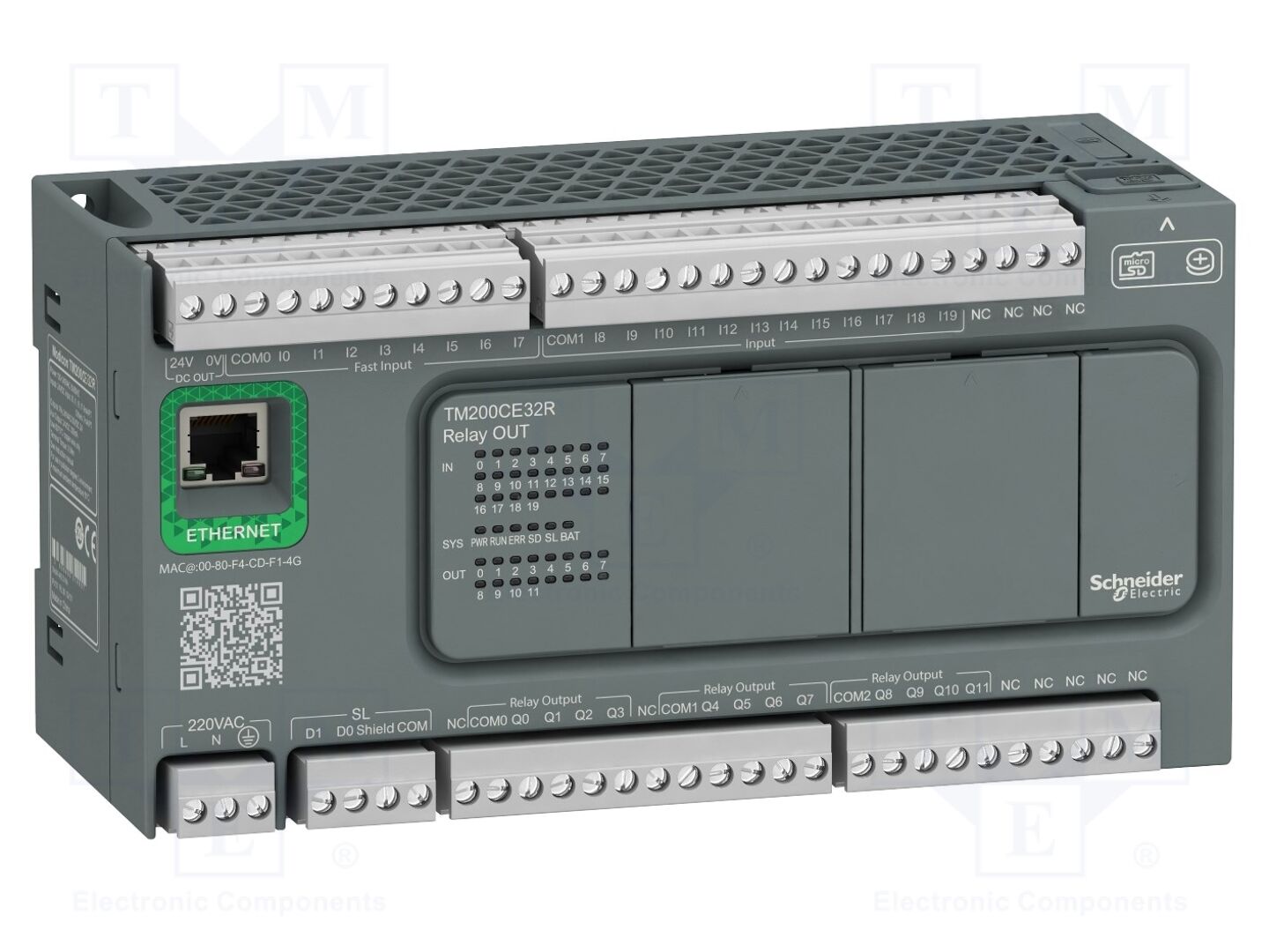 SCHNEIDER ELECTRIC TM200CE32R Ohjelmoitava logiikkaohjain 20 tuloa / 12 lähtöä