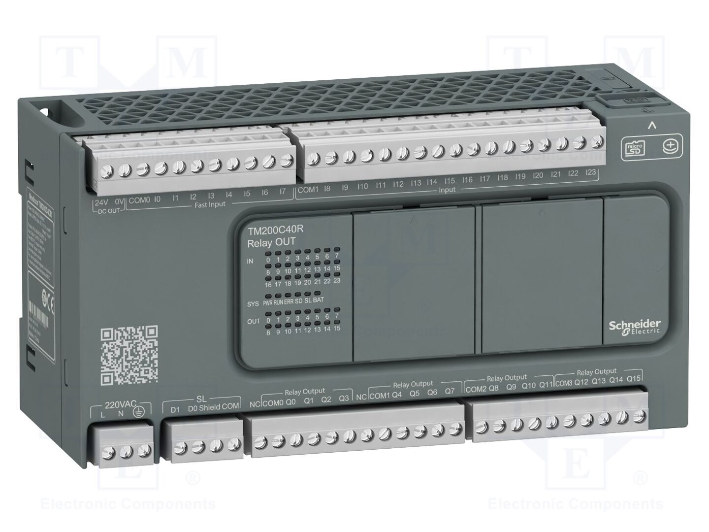 SCHNEIDER ELECTRIC TM200C40R Ohjelmoitava logiikkaohjain 40 I/O