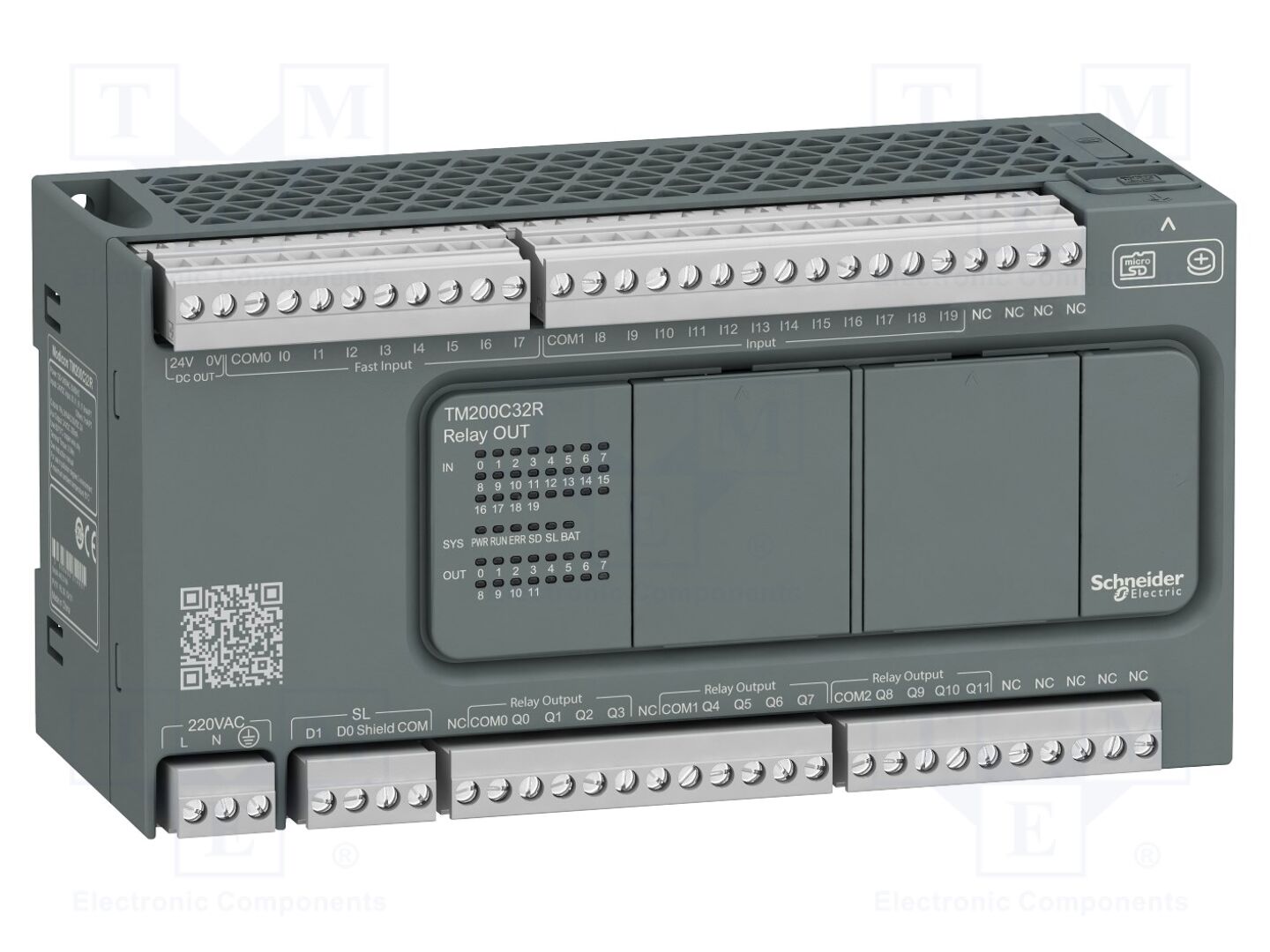 SCHNEIDER ELECTRIC TM200C32R PLC-ohjain 32 I/O