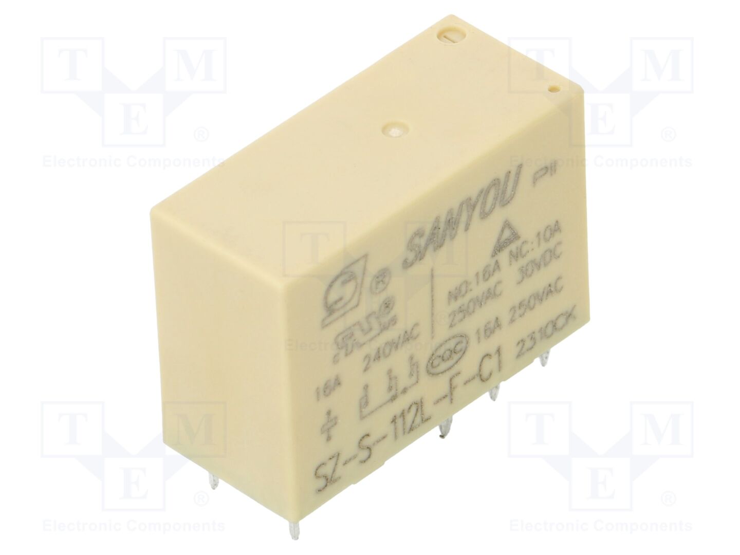 SANYOU SZ-S-112L-C1 Sähkömagneettinen rele 12VDC (50 kpl erä)