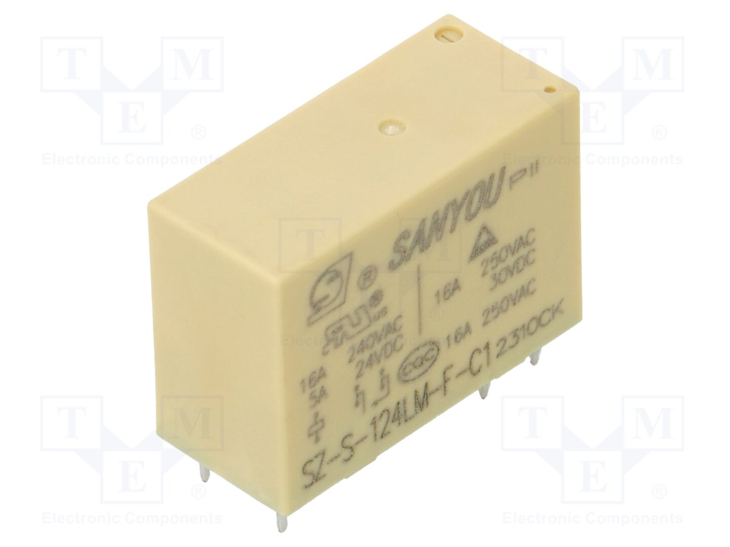 SANYOU SZ-S-124LM-C1 Sähkömagneettinen rele 24VDC (50 kpl erä)