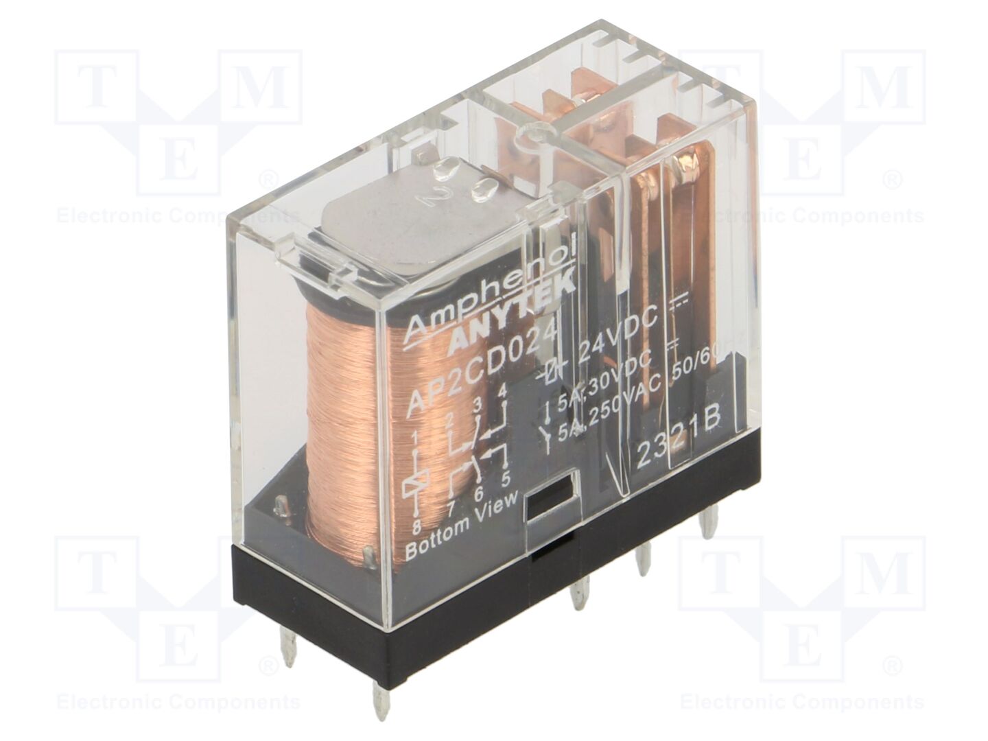 AMPHENOL ANYTEK AP2CD02400G Sähkömagneettinen rele 24VDC