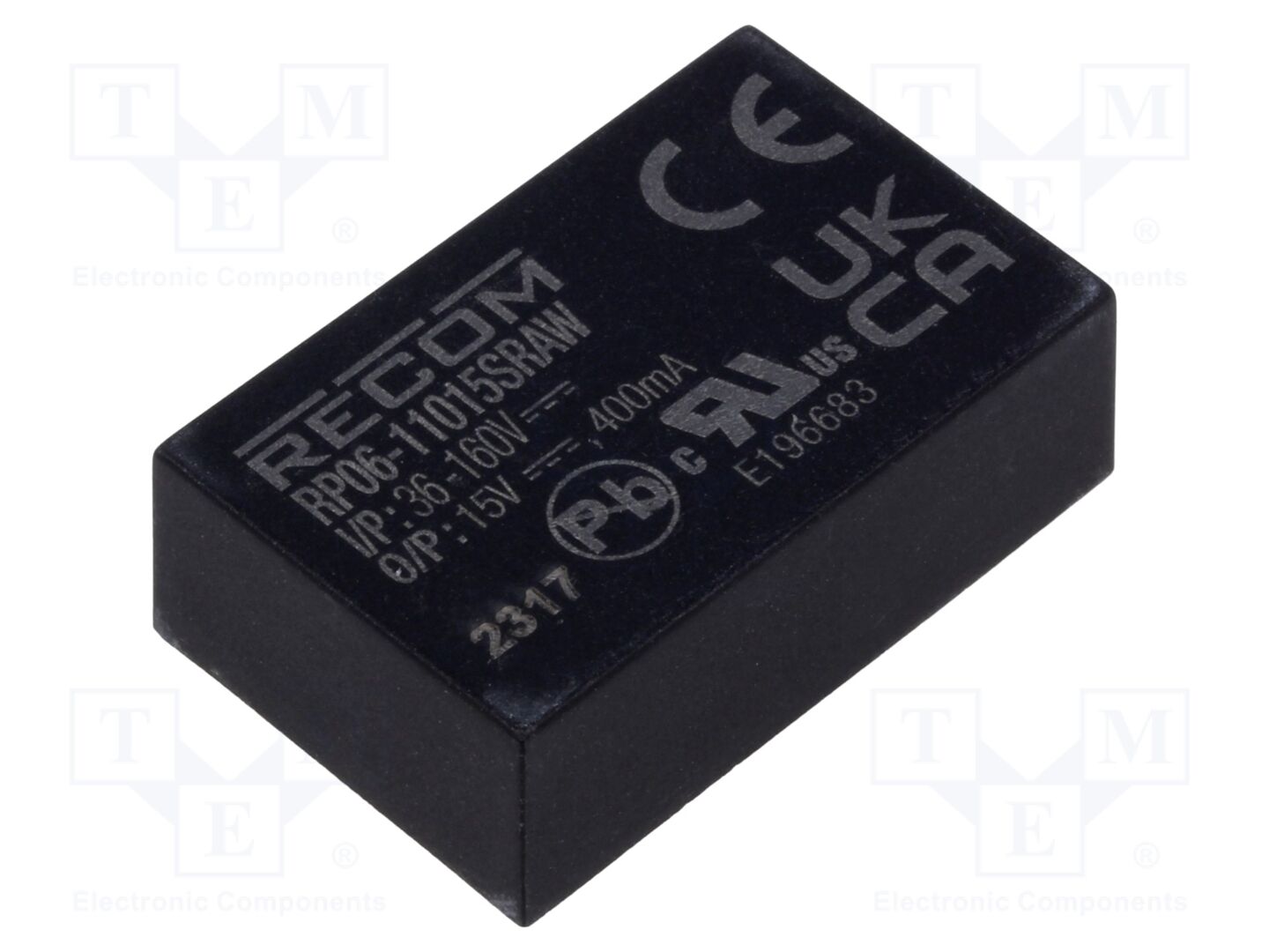 RECOM RP06-11015SRAW DC/DC-muunnin 6W