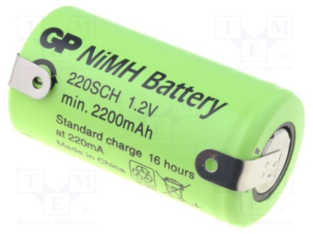 GP ACCU-SC/2200-GP Ladattava akku Ni-MH SubC 1.2V