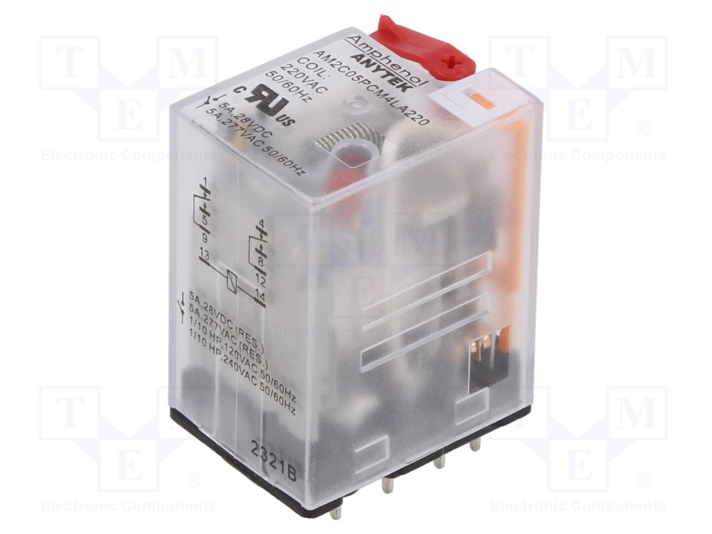 AMPHENOL ANYTEK AM2C05PCM4LA22000G Sähkömagneettinen rele 220VAC