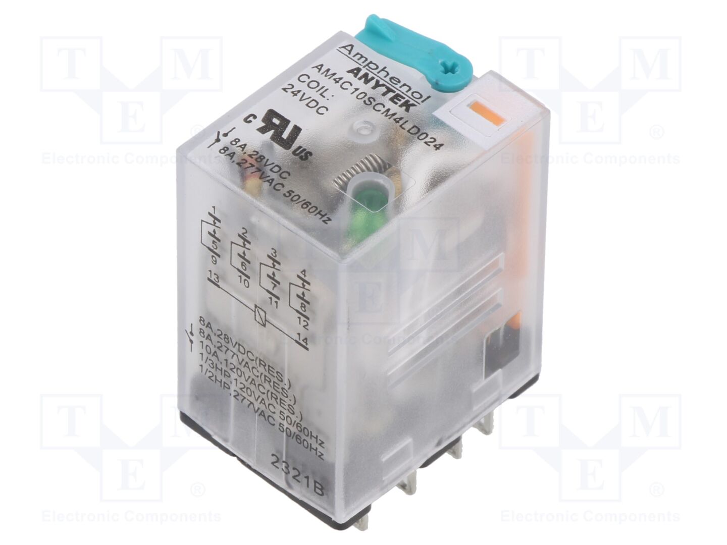 AMPHENOL ANYTEK AM4C10SCM4LD02400G Sähkömagneettinen rele 24VDC