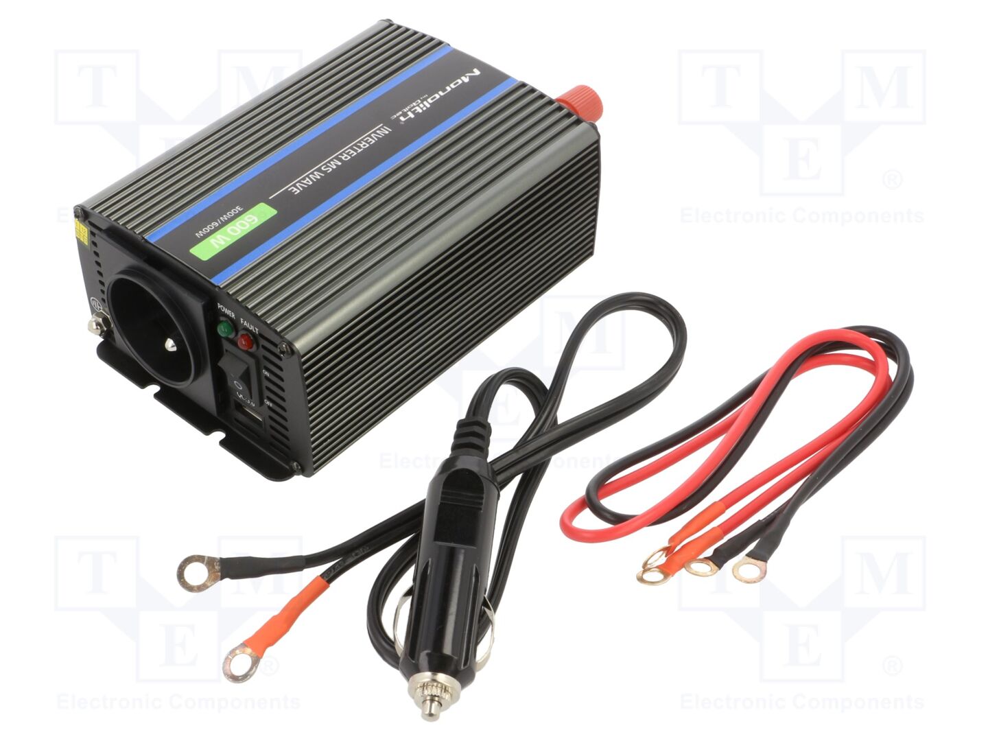QOLTEC 51924 DC/AC-muunnin 300W 12VDC 230VAC