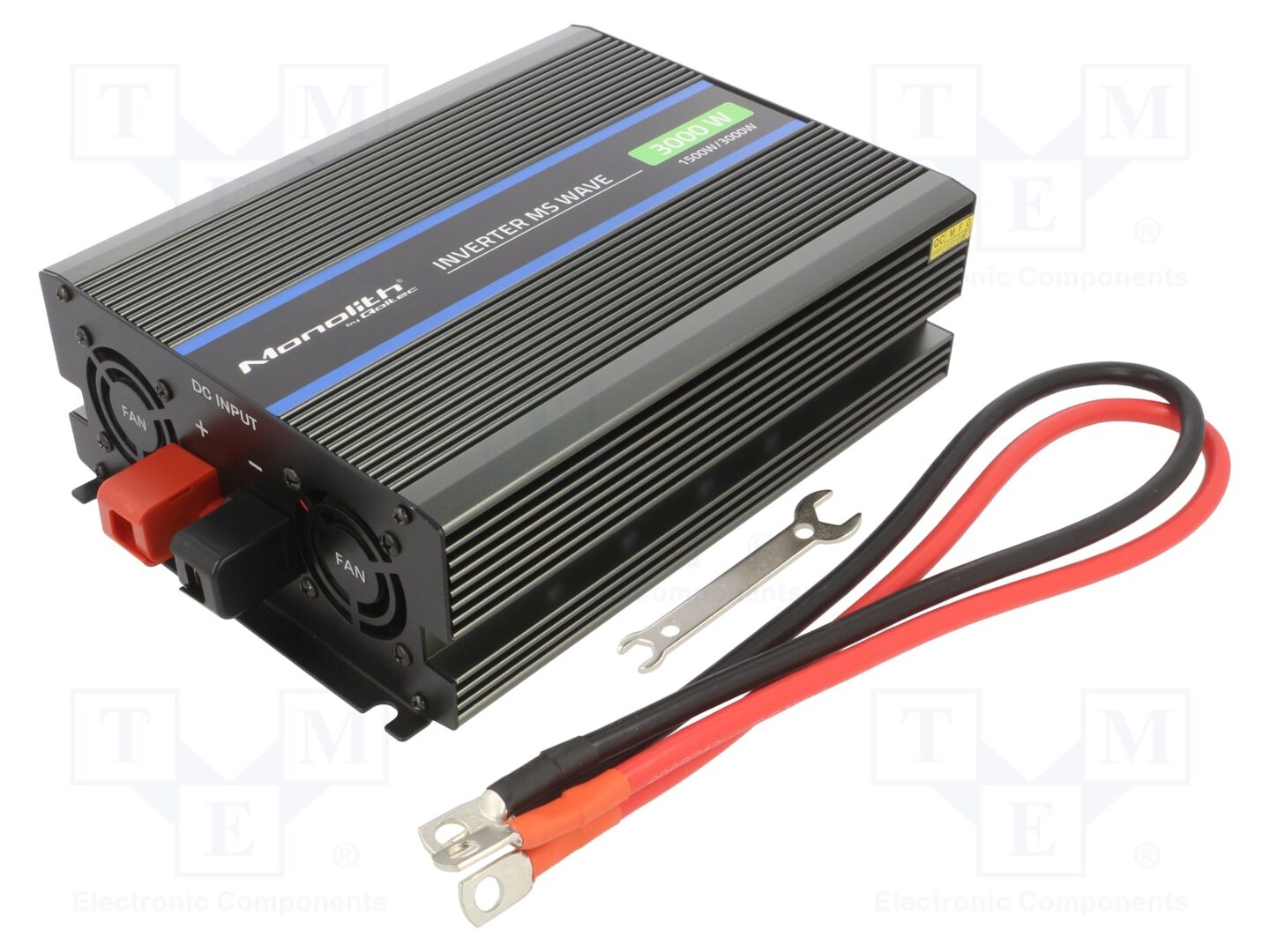 QOLTEC 51927 DC/AC muunnin 1500W 12VDC 230VAC