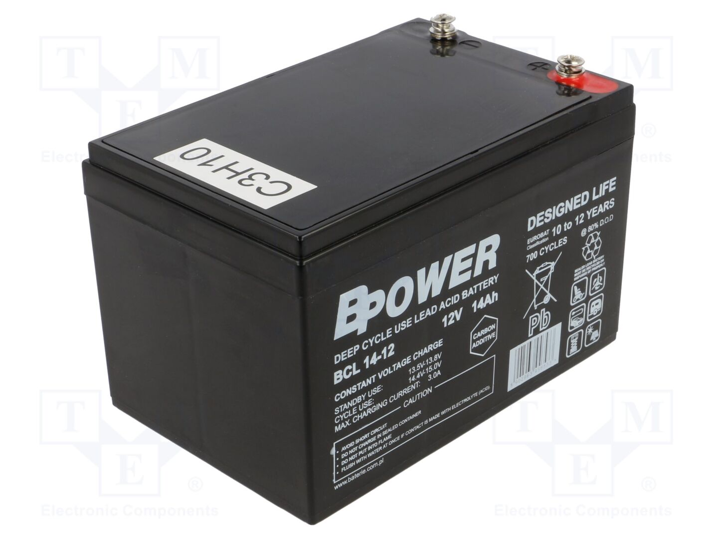 SSB ACCU-SBL-28-12IS/S Haponkestävä akku 12V