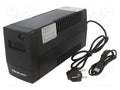 QOLTEC 53978 UPS-laite 360W 650VA 12V 7Ah
