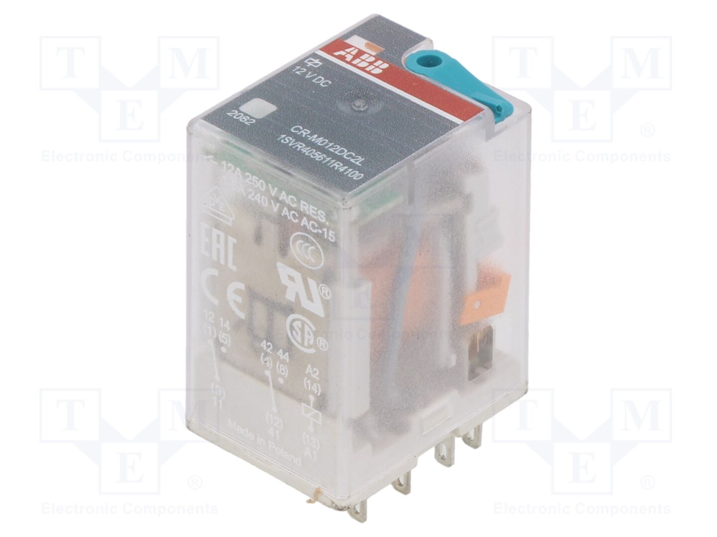ABB CR-M012DC2L Sähkömagneettinen rele 12VDC