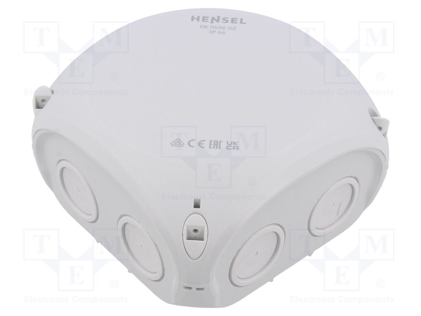 HENSEL DK-0606-GZ Liitäntärasia IP66, 130x130x77mm