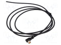LUTRONIC 080603L1300-2M Anturikaapeli M8 naaras 2m