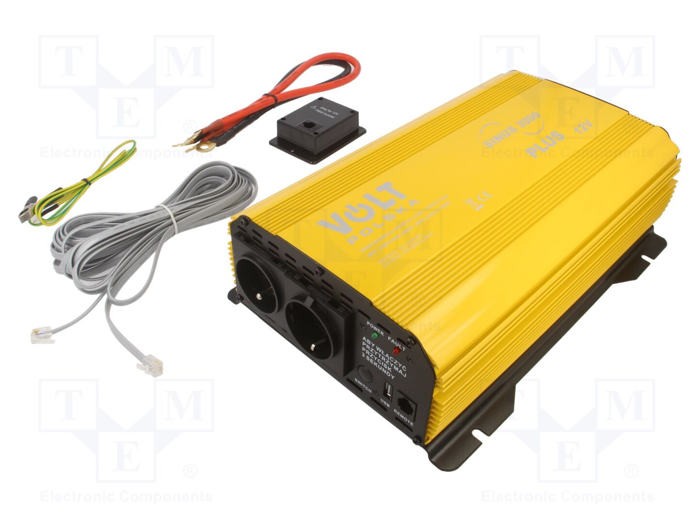 VOLT POLSKA POWER-SIN-3000-12 DC/AC-muunnin 3kW 12V